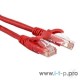 Патч-корд Hyperline U/­UTP, Cat.5e, LSZH, 0.5 м, красный 