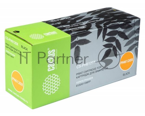 Картридж лазерный Cactus CS-PH6120X (113R00692) черный (4500 стр.) для Phaser 6115/6120