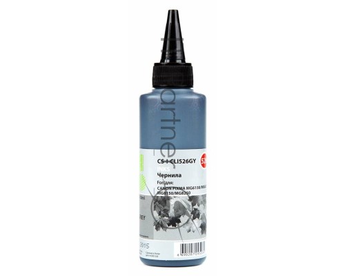 Чернила Cactus CS-I-CLI526GY серый (100мл) CANON PIXMA iP4850/MG5250/MG5150/iX6550