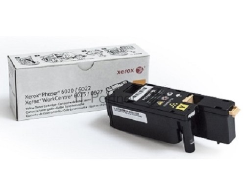Картридж лазерный XEROX 106R02762 желтый для Phaser 6020/22/WC 6025/27 (1000 стр.)(Channels)