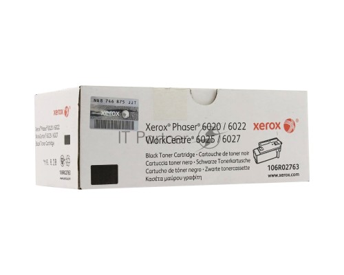 Картридж лазерный XEROX 106R02763 черный для Phaser 6020/22/WC 6025/27 (2000 стр.)(Channels)