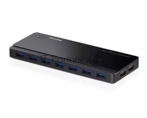 Сетевое оборудование TP-Link UH720 7 ports USB 3.0 Hub with 2 power charge ports (2.4A Max), Desktop, a 12V/4A Power Adapter included