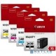Картридж струйный CANON PGI-2400XL BK/C/M/Y MULTI (экономичный комплект: Bk 2500 стр, C/M/Y - по 1500 стр) для MAXIFY iB4040/МВ5040/МВ5340