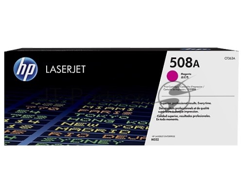 Тонер Картридж HP 508A CF363A пурпурный для HP CLJ M552/M553 (5000стр.)