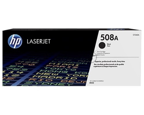 Тонер Картридж HP 508A CF360A черный для HP CLJ M552/M553 (6000стр.)