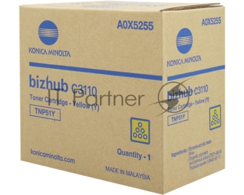 Картридж лазерный Konica-Minolta bizhub C3110 желтый TNP-51Y Картридж лазерный Konica-Minolta bizhub C3110 желтый TNP-51Y