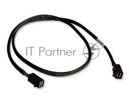 Кабель LSI CBL-SFF8643-10M   (LSI00405) длина 100см,наконечники: SFF8643(контроллер)-SFF8643(корзина)