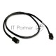 Кабель LSI CBL-SFF8643-10M   (LSI00405) длина 100см,наконечники: SFF8643(контроллер)-SFF8643(корзина)