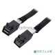 Кабель LSI CBL-SFF8643-10M   (LSI00405) длина 100см,наконечники: SFF8643(контроллер)-SFF8643(корзина)