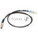 Кабель LSI CBL-SFF8644-8088-10M (LSI00336) длина 100см,наконечники: SFF8644(контроллер)-SFF8088(внеш.устройство)
