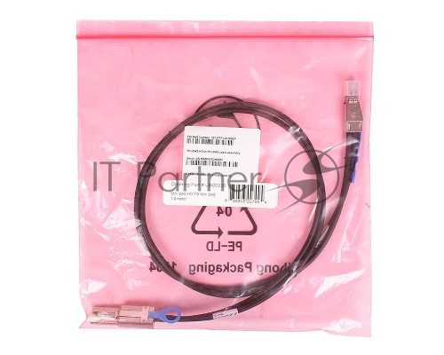 Кабель LSI CBL-SFF8644-8088-10M (LSI00336) длина 100см,наконечники: SFF8644(контроллер)-SFF8088(внеш.устройство)
