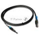 Кабель LSI CBL-SFF8644-8088-10M (LSI00336) длина 100см,наконечники: SFF8644(контроллер)-SFF8088(внеш.устройство)