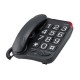 Телефон проводной TELEPHONE TX-201 BLACK TEXET