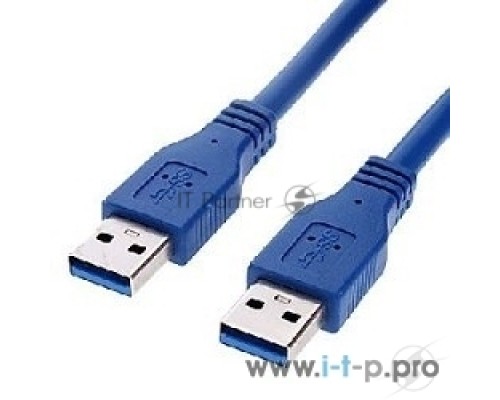 Кабель Gembird/Cablexpert Pro CCP-USB3-AMAM-1M, AM/AM, 1м, экран, синий