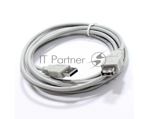 Кабель удлинительный TELECOM (TC6936-3MO-GY) USB2.0 <Am-->Af> 3,0 м 6926123461891