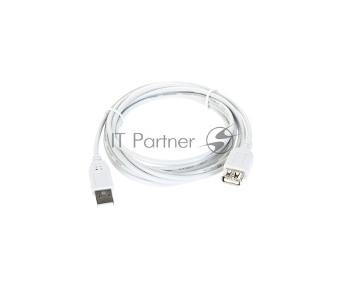 Кабель удлинительный TELECOM (TC6936-3MO-GY) USB2.0 <Am-->Af> 3,0 м 6926123461891