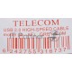 Кабель удлинительный TELECOM (TC6936-3MO-GY) USB2.0 <Am-->Af> 3,0 м 6926123461891