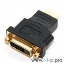 Переходник 5bites Переходник DH1807G DVI (24+1) F / HDMI M, зол.разъемы