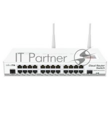 Сетевой коммутатор  Mikrotik CRS125-24G-1S-2HnD-IN Сетевой коммутатор Mikrotik CRS125-24G-1S-2HnD-IN, 24x10/100/1000 Mbit/s Gigabit Ethernet with Auto-MDI/X, 1xSFP