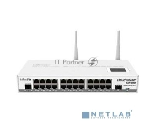 Сетевой коммутатор  Mikrotik CRS125-24G-1S-2HnD-IN Сетевой коммутатор Mikrotik CRS125-24G-1S-2HnD-IN, 24x10/100/1000 Mbit/s Gigabit Ethernet with Auto-MDI/X, 1xSFP
