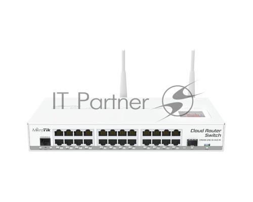 Сетевой коммутатор  Mikrotik CRS125-24G-1S-2HnD-IN Сетевой коммутатор Mikrotik CRS125-24G-1S-2HnD-IN, 24x10/100/1000 Mbit/s Gigabit Ethernet with Auto-MDI/X, 1xSFP