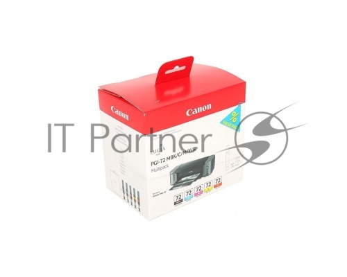 Картридж CANON PGI-72 MBK/C/M/Y/R MULTIPACK (1640 стр. 13 мл) для CANON PRO-10