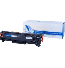 Картридж NV Print совместимый HP CC530A/Canon 718 Black дляLJ Color CP2025/Canon i-SENSYSLBP-7200C(3500k)