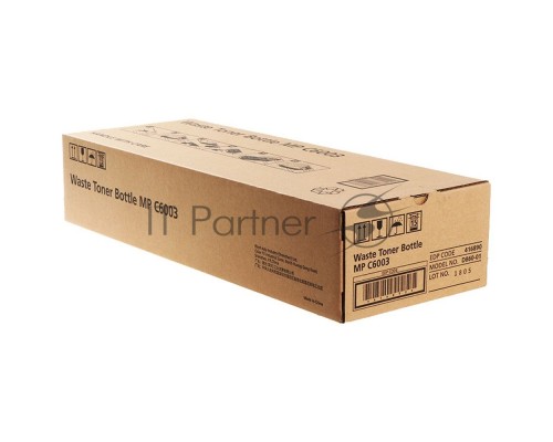 Бутыль для отработанного тонера Ricoh тип MP C6003 Waste Toner Bottle MP C6003 (416890), ресурс 100000 отп., для Aficio MP C2003SP/C2503SP/C2003ZSP/C2503ZSP/C3003/C3503/C4503/C5503/C6003/C2011SP
