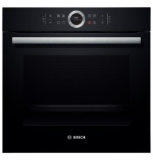 Встраиваемая электрическая духовка Bosch  59.5x59.5x54.8 см, 71л, дисплей, 10 режимов, EcoClean, телескоп. на 1 уровне, 3 стекла, черный