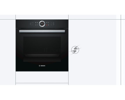 Встраиваемая электрическая духовка Bosch HBG634BB1