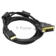 Кабель HDMI / DVI 5bites Кабель 5bites APC-073-030 HDMI M /  DVI M (24+1) double link, зол.разъемы, ферр.кольца, 3м.