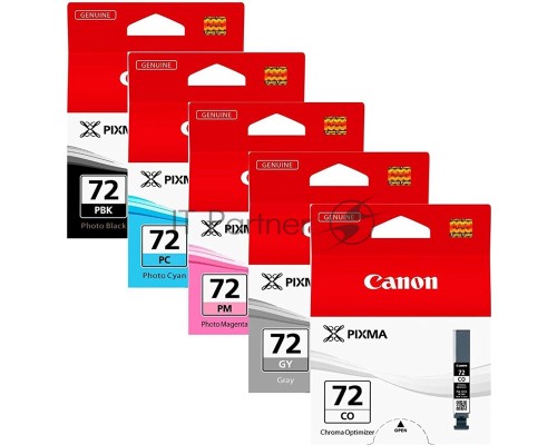 Картридж CANON PGI-72 PBK/GY/PM/PC/CO Multi Pack (510 стр. 5 шт по 14 мл) для Canon PIXMA PRO-10, PRO-10S