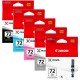 Картридж CANON PGI-72 PBK/GY/PM/PC/CO Multi Pack (510 стр. 5 шт по 14 мл) для Canon PIXMA PRO-10, PRO-10S