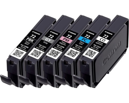 Картридж CANON PGI-72 PBK/GY/PM/PC/CO Multi Pack (510 стр. 5 шт по 14 мл) для Canon PIXMA PRO-10, PRO-10S