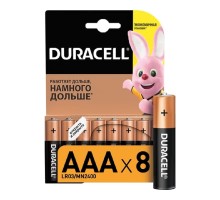 DURACELL LR03-8BL BASIC AAA (MN2400) (8 шт. в уп-ке)