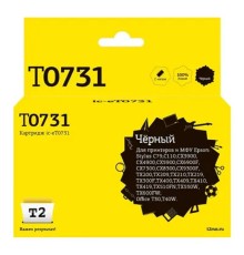 T2 C13T07314A/C13T10514A  Картридж (IC-ET0731) для Epson Stylus C79/C110/CX3900/CX4900/TX200/TX209, черный, с чипом