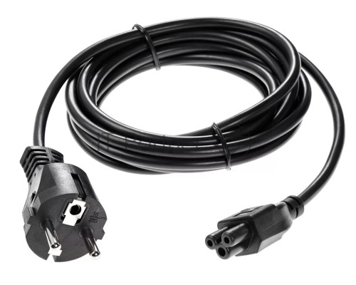 Кабель питания для ноутбуков 3m, 3-pin, с заземлением, 220V (Европейский стандарт) Telecom