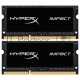 Модуль памяти Kingston SO-DIMM DDR3 16GB Kit 2x8Gb HX318LS11IBK2/16 {PC3-15000, 1866MHz, 1.35V, HyperX Impact Black Series}