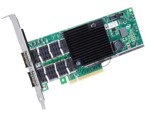 Сетевая карта Intel XL710-QDA2, 2 x QSFP+ Port, 40GbE/10GbE/1GbE, PCI-E v3 x8, iSCSI, FCoE, NFS, VMDq. PCI-SIG* SR-IOV Capable