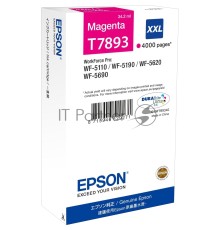Картридж EPSON T7893 (C13T789340) пурпурный (4000 стр. экстраповышенной емкости) для WF-5110DW/5620DWF