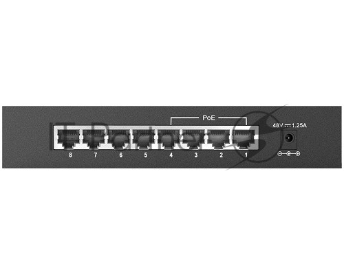 Сетевое оборудование D-Link DES-1008P/C1A Коммутатор 8 портовый 10/100, 4 порта c поддержкой PoE 802.3af