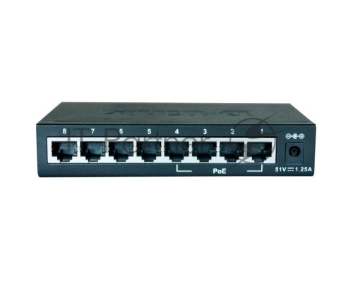 Сетевое оборудование D-Link DES-1008P/C1A Коммутатор 8 портовый 10/100, 4 порта c поддержкой PoE 802.3af
