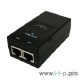 Точка доступа UBIQUITI POE-48-24W(EU) блок питания с PoE, 220 VAC -> 48VDC 0.5A - с кнопкой Reset и удаленной перезагрузкой