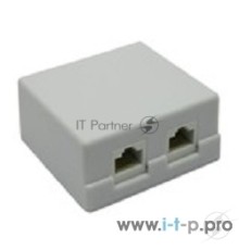 Монтажное оборудование 5bites Розетка LY-SB02-A внешняя RJ-45 5e кат., 2порт.