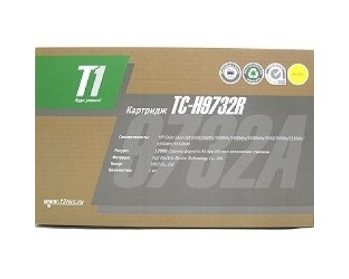 [Расходные материалы] T2 C9732A/TC-H9732R  Картридж  для  Color LaserJet 5500/5550 (12000 стр.) Желтый, с чипом, Восстан.