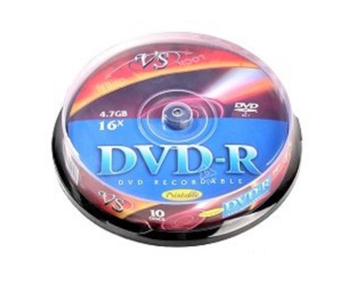 [Диск] Диски DVD-R VS 4.7Gb, 16x, Cake Box 10шт. (20410)