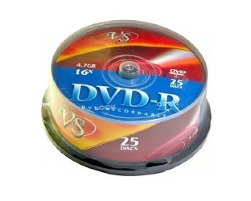 [Диск] Диски VS DVD-R 4.7Gb, 16x, Cake Box 25шт.