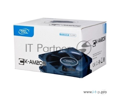 Кулер Deepcool CK-AM209 Soc-FM2/FM2+/AM2/AM2+/AM3/AM3+/ 3-pin 28dB Al 224gr Ret