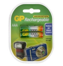 GP ReEnergy 100AAAHC AAA, емкос1000 мАч (100AAAHCRGY-2CRCB2)(2 шт. в уп-ке)  аккумулятор [4891199201448]