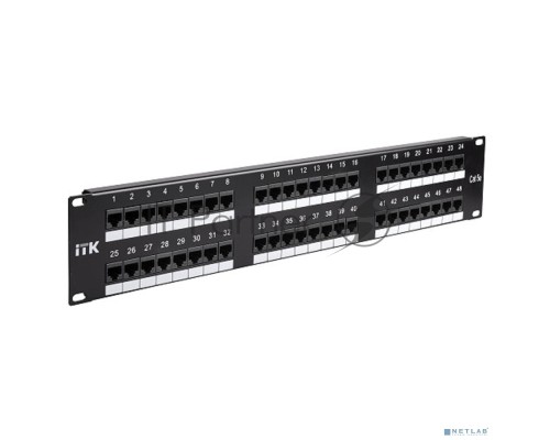 Патч-панель 2U кат.5Е UTP, 48 портов (IDC Dual) 2U патч-панель кат.5Е UTP, 48 портов (IDC Dual)